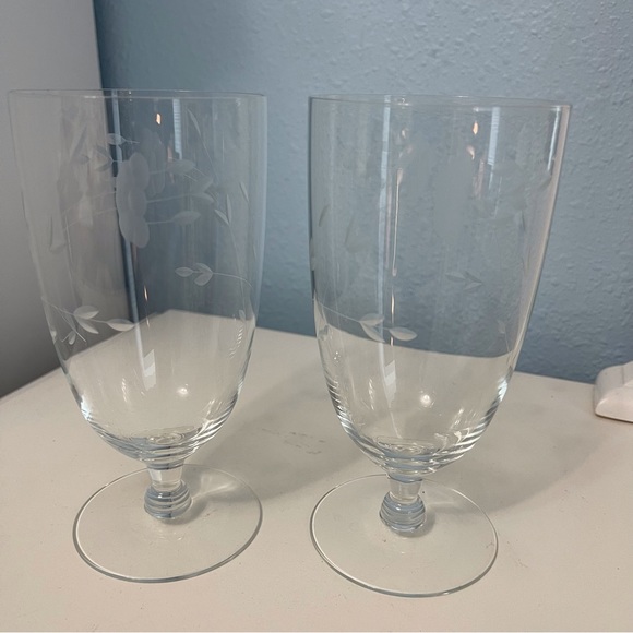 Princess House Dining Princess House Crystal Iced Tea Water Goblets